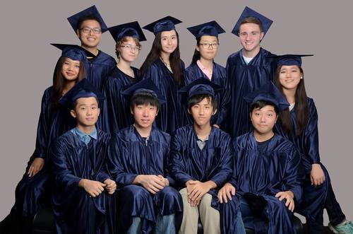 Kirsten with her graduating class